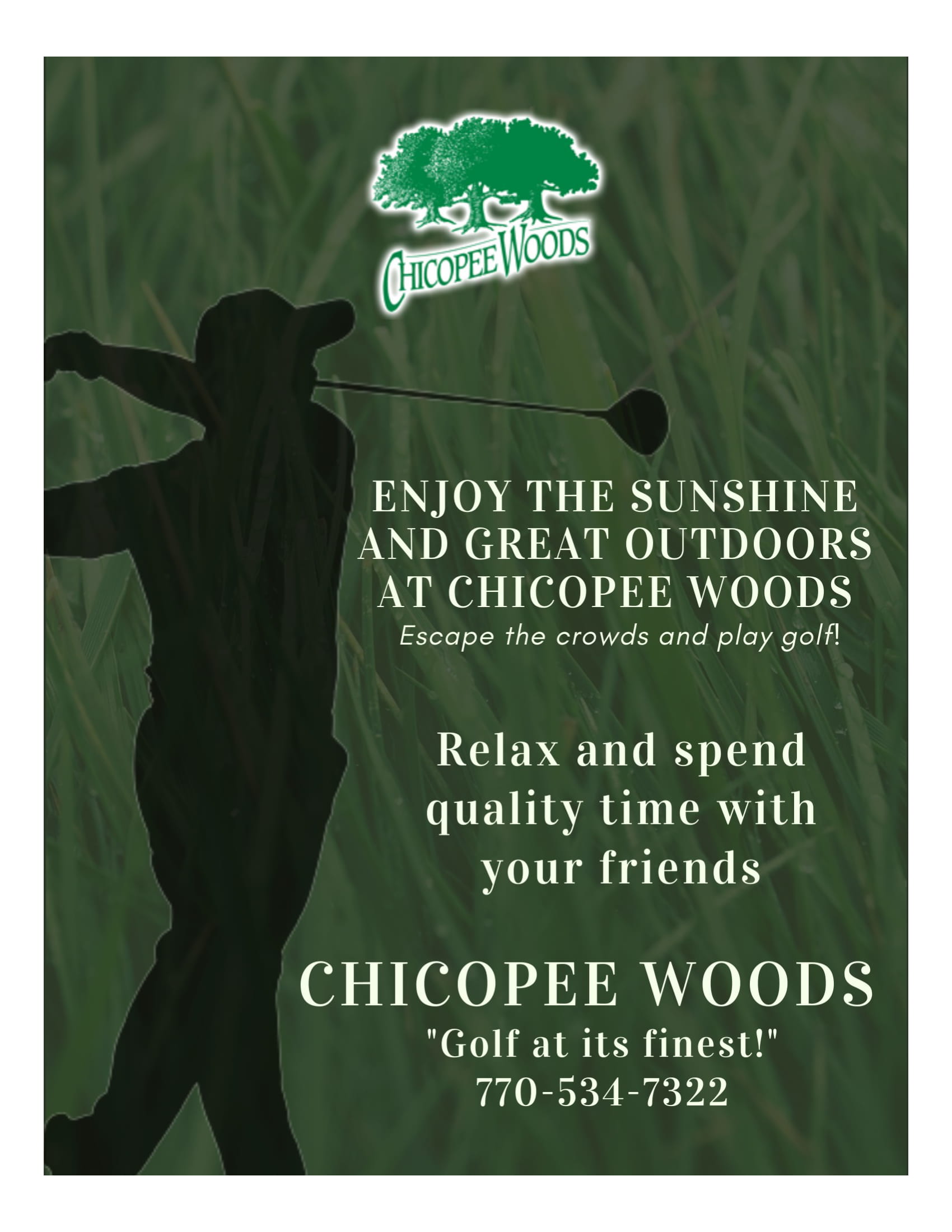 My Homepage Chicopee Woods Golf Course