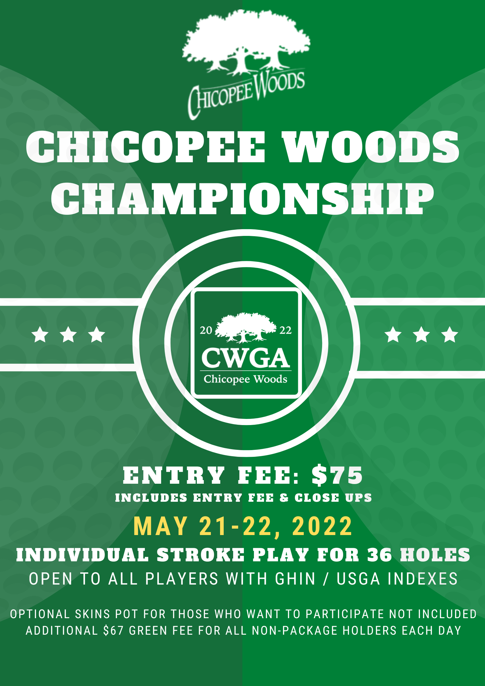 Chicopee Woods Championship Chicopee Woods Golf Course Chicopee Woods Championship Chicopee Woods Golf Course